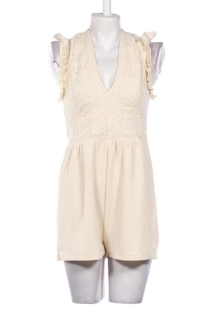 Salopetă scurtă de damă Zara, Mărime S, Culoare Bej, Preț 88,62 Lei