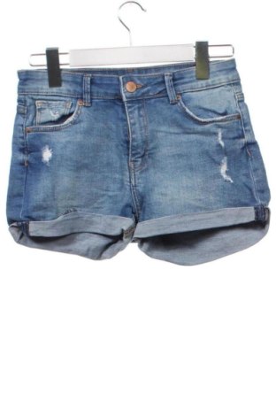 Damskie szorty Bershka, Rozmiar S, Kolor Niebieski, Cena 53,58 zł