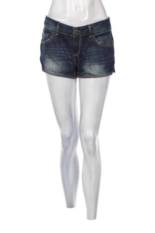 Pantaloni scurți de femei Perfect Jeans By Gina Tricot, Mărime L, Culoare Albastru, Preț 52,13 Lei