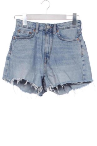 Pantaloni scurți de femei Weekday, Mărime XS, Culoare Albastru, Preț 75,00 Lei