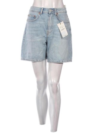 Γυναικείο κοντό παντελόνι Zara, Μέγεθος M, Χρώμα Μπλέ, Τιμή 18,00 €