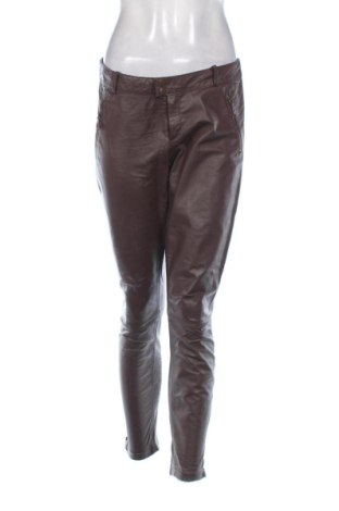Pantaloni de piele pentru damă Orsay, Mărime L, Culoare Maro, Preț 285,06 Lei
