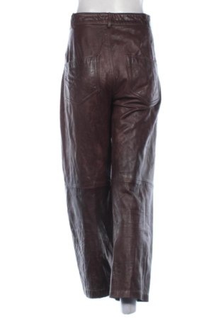 Női bőrnadrág Zara, Méret L, Szín Barna, Ár 29 285 Ft