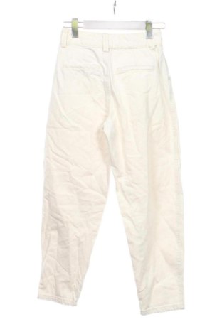 Damskie spodnie Bershka, Rozmiar XS, Kolor ecru, Cena 78,99 zł