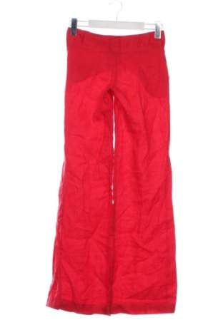 Pantaloni de femei Bershka, Mărime XXS, Culoare Roșu, Preț 77,00 Lei