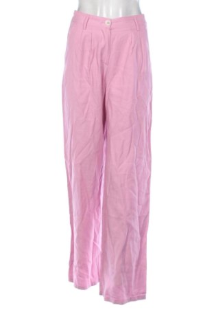 Pantaloni de femei Bershka, Mărime S, Culoare Roz, Preț 77,00 Lei