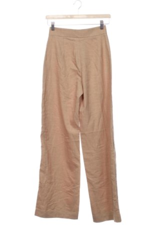 Pantaloni de femei Bershka, Mărime XXS, Culoare Bej, Preț 91,99 Lei