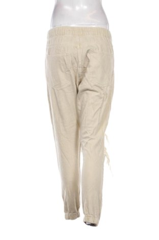 Pantaloni de femei Bershka, Mărime S, Culoare Bej, Preț 91,99 Lei