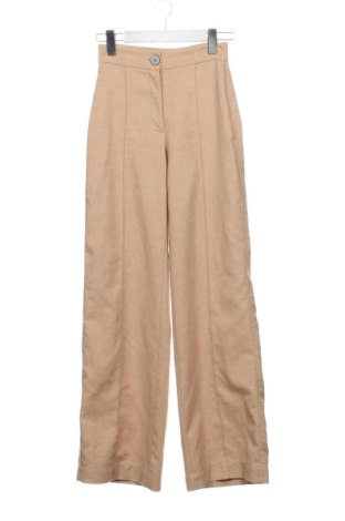 Pantaloni de femei Bershka, Mărime XXS, Culoare Bej, Preț 130,33 Lei
