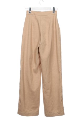 Pantaloni de femei Bershka, Mărime XXS, Culoare Bej, Preț 130,33 Lei
