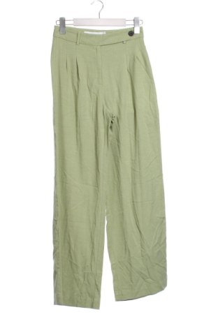 Damskie spodnie Bershka, Rozmiar XS, Kolor Zielony, Cena 78,99 zł