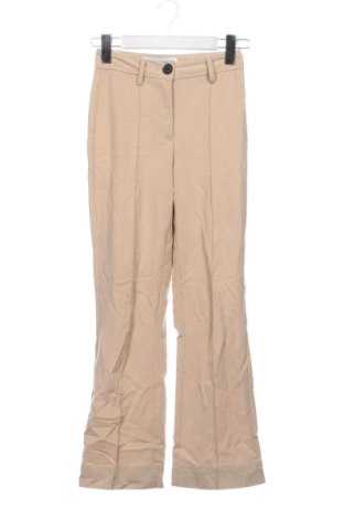 Pantaloni de femei Bershka, Mărime XXS, Culoare Bej, Preț 91,99 Lei