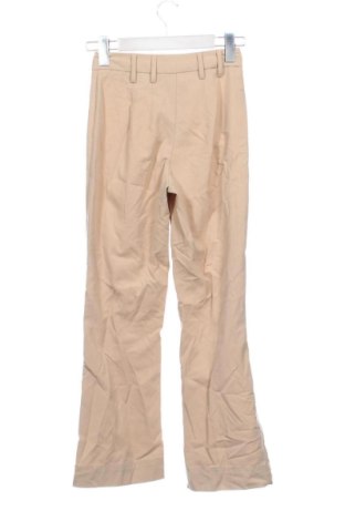 Pantaloni de femei Bershka, Mărime XXS, Culoare Bej, Preț 91,99 Lei