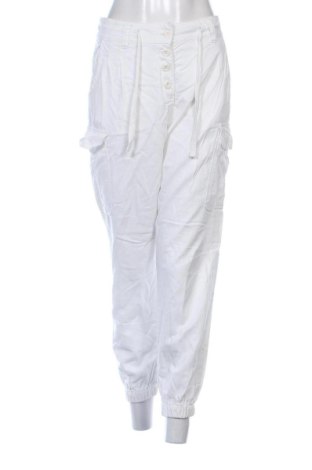 Pantaloni de femei Clockhouse, Mărime L, Culoare Alb, Preț 57,99 Lei