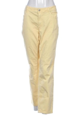 Pantaloni de femei Essentials by Tchibo, Mărime XXL, Culoare Galben, Preț 91,99 Lei