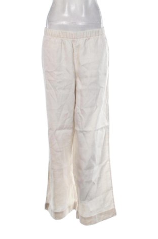 Pantaloni de femei H&M, Mărime L, Culoare Ecru, Preț 78,20 Lei