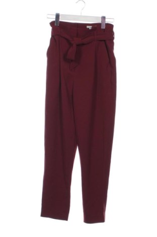 Дамски панталон H&M, Размер XXS, Цвят Червен, Цена 16,36 €