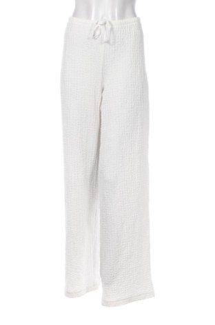 Pantaloni de femei H&M Divided, Mărime L, Culoare Alb, Preț 91,99 Lei