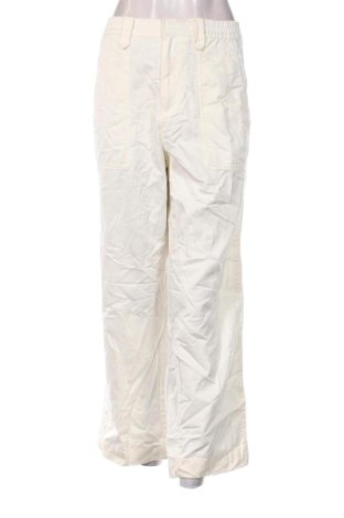 Damskie spodnie Nice & Chic, Rozmiar XL, Kolor Biały, Cena 78,99 zł