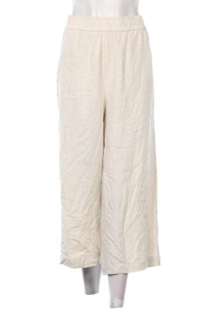 Pantaloni de femei Pieces, Mărime L, Culoare Ecru, Preț 85,99 Lei