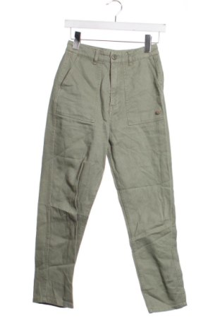 Pantaloni de femei Pull&Bear, Mărime XS, Culoare Verde, Preț 91,99 Lei