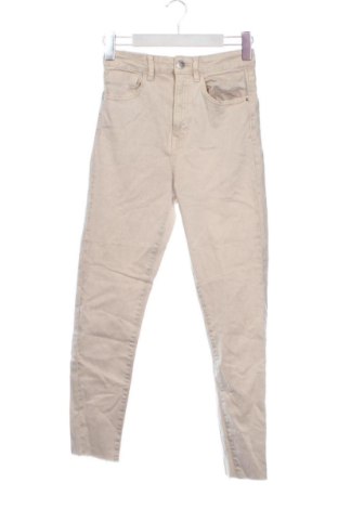 Damskie spodnie Stradivarius, Rozmiar XS, Kolor Beżowy, Cena 78,99 zł