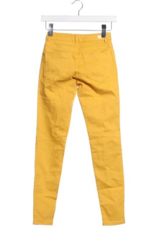 Damskie spodnie Zara, Rozmiar XXS, Kolor Żółty, Cena 72,99 zł