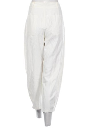 Pantaloni de femei Zara, Mărime L, Culoare Alb, Preț 166,82 Lei