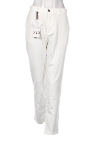 Pantaloni de femei Zara, Mărime XXL, Culoare Alb, Preț 196,99 Lei