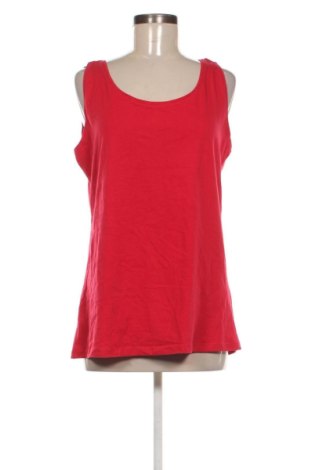 Damska koszulka na ramiączkach Janina, Rozmiar L, Kolor Czerwony, Cena 45,99 zł