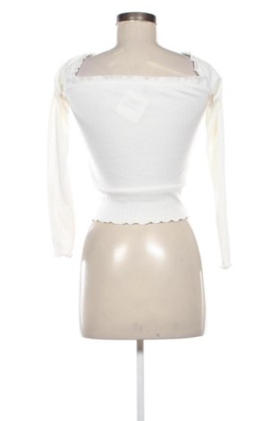 Pulover de femei Bershka, Mărime M, Culoare Alb, Preț 91,99 Lei