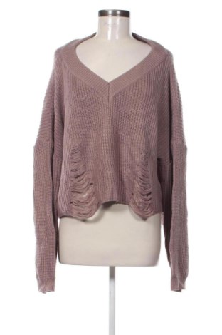 Damski sweter SHEIN, Rozmiar S, Kolor Popielaty róż, Cena 78,99 zł