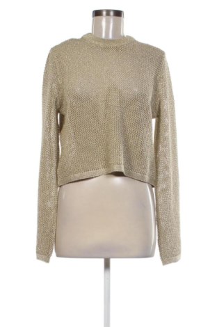 Pulover de femei Sinsay, Mărime M, Culoare Auriu, Preț 77,25 Lei