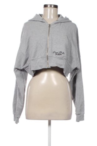 Hanorac de femei Bershka, Mărime L, Culoare Gri, Preț 123,99 Lei