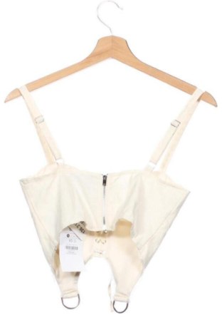 Top de femei Bershka, Mărime XS, Culoare Bej, Preț 125,12 Lei