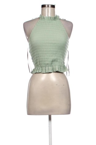 Top de femei H&M Divided, Mărime XXS, Culoare Verde, Preț 37,85 Lei