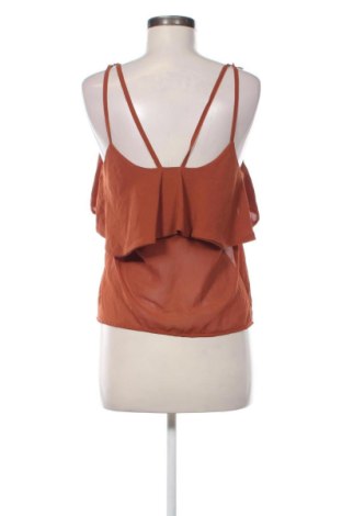 Γυναικείο τοπ NEW COLLECTION, Μέγεθος S, Χρώμα Καφέ, Τιμή 16,99 €