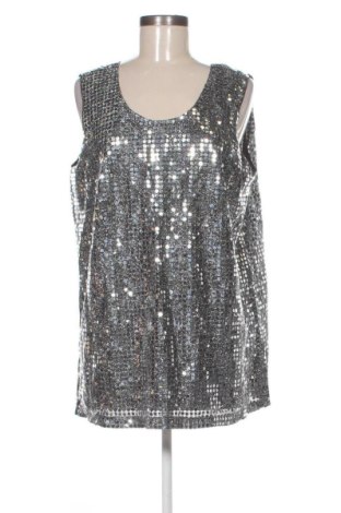 Γυναικείο τοπ Unbranded, Μέγεθος XL, Χρώμα Ασημί, Τιμή 17,99 €