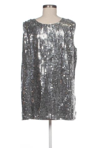 Γυναικείο τοπ Unbranded, Μέγεθος XL, Χρώμα Ασημί, Τιμή 17,99 €