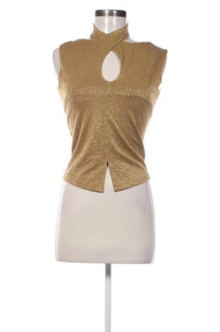 Damski top Unbranded, Rozmiar M, Kolor Złocisty, Cena 78,99 zł