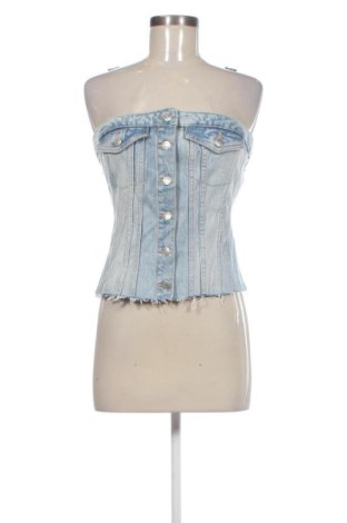 Top de femei Zara, Mărime L, Culoare Albastru, Preț 56,99 Lei