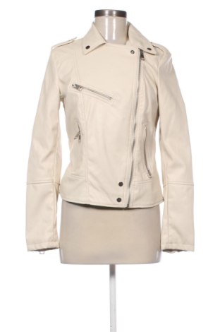 Geacă de piele pentru femei Cropp, Mărime M, Culoare Bej, Preț 165,35 Lei