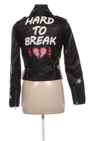 Geacă de piele pentru femei Fb Sister, Mărime M, Culoare Negru, Preț 183,99 Lei