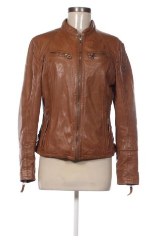 Geacă de piele pentru femei Gipsy, Mărime L, Culoare Maro, Preț 417,06 Lei