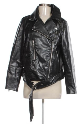 Geacă de piele pentru femei H&M, Mărime M, Culoare Negru, Preț 182,46 Lei