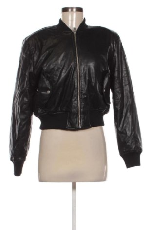 Damen Lederjacke H&M Divided, Größe S, Farbe Schwarz, Preis 38,99 €