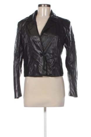 Geacă de piele pentru femei H&M Divided, Mărime S, Culoare Negru, Preț 294,99 Lei