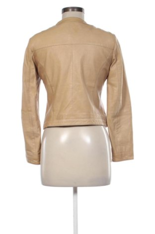 Geacă de piele pentru femei Massimo Dutti, Mărime M, Culoare Bej, Preț 417,06 Lei
