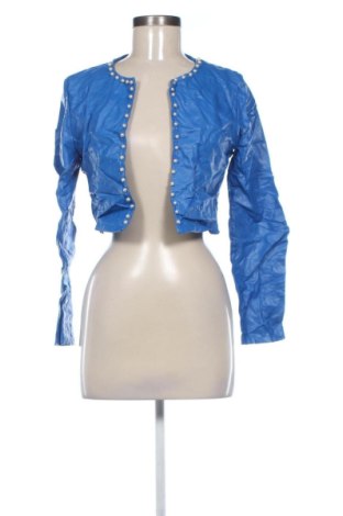 Damska kurtka skórzana NEW COLLECTION, Rozmiar S, Kolor Niebieski, Cena 166,99 zł