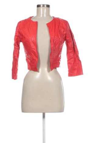 Γυναικείο δερμάτινο μπουφάν NEW COLLECTION, Μέγεθος S, Χρώμα Κόκκινο, Τιμή 85,99 €